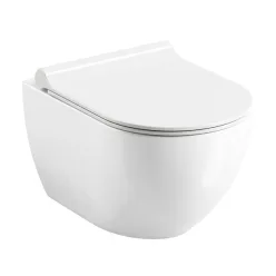 WC, Ravak Uni Chrome RimOff fali fehér X01535