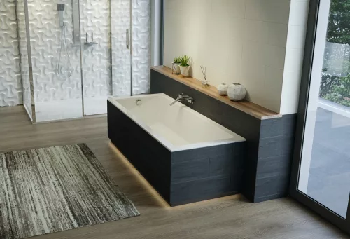 Kád, M-acryl Sandra KÁD SLIM VÁLTOZAT 170x70 + LÁB
