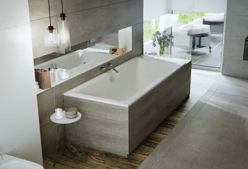 Kád, M-acryl SABINA KÁD SLIM VÁLTOZAT 180x80 + LÁB