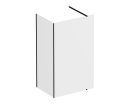 Walk-in, Ravak Walk-In Corner Set 110x80, zuhanykabin fekete+transparent GW1CD430SZ1
