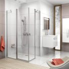 Zuhanykabin, Ravak Chrome Zuhanykabin CRV2-90 (krómhatású+transparent) 1QV70C00Z1