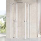 Zuhanykabin, Ravak Chrome Zuhanykabin CRV2-110 (szatén+transparent) 1QVD0U00Z1