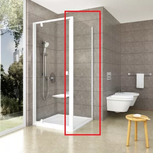 Walk-in, Ravak Pivot PPS-80 fehér fix oldalfal 90G40100Z1