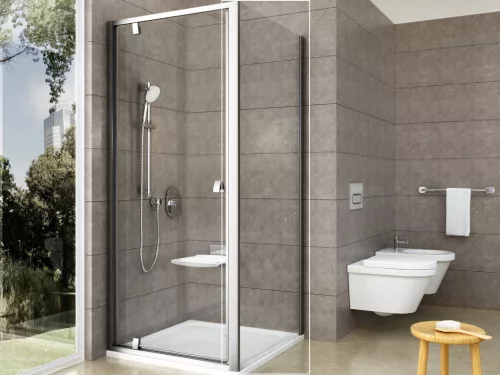 Walk-in, Ravak Pivot PPS-80 szatén fix oldalfal 90G40U00Z1