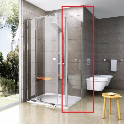 Walk-in, Ravak Pivot PPS-90 krómhatású fix oldalfal 90G70C00Z1