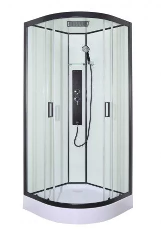 Hidromasszázs zuhanykabin, Sanotechnik íves 90x90cm SKY1 CL73