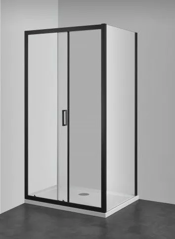 Zuhanyfal, Sanotechnik 80cm ELITE BLACK F80B