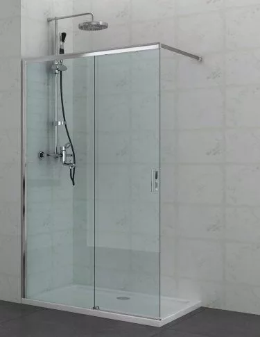 Zuhanyajtó, Sanotechnik tolóajtóval 120cm ELITE WK120