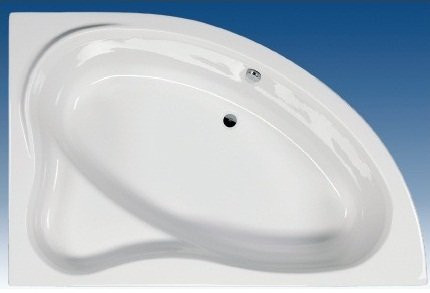 Kád, Sanotechnik RAB jobb 150cm aszimmetrikus sarokkád 405010