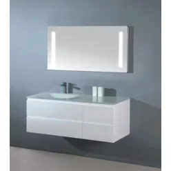 Mosdó, Sanotechnik üveg 100x46cm szögletes B512