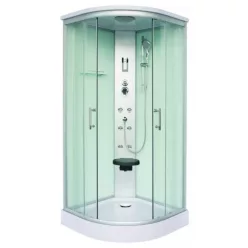   Hidromasszázs zuhanykabin, Sanotechnik SCALA 90x90 fehér CL106