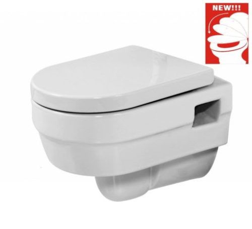 WC, Sanotechnik JADE fali soft close ülőkével 52x35x40 SP500