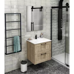   Fürdőszobabútor alsó szekrény, Sapho AMIA 59x60x45 Texas tölgy AM060
