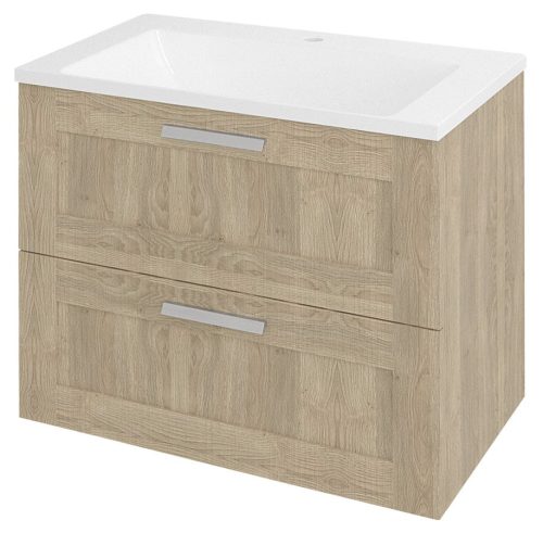 Fürdőszobabútor alsó szekrény, Sapho AMIA 74,5x60x45 Texas tölgy AM075