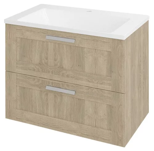 Fürdőszobabútor alsó szekrény, Sapho AMIA 74,5x60x45 Texas tölgy AM075
