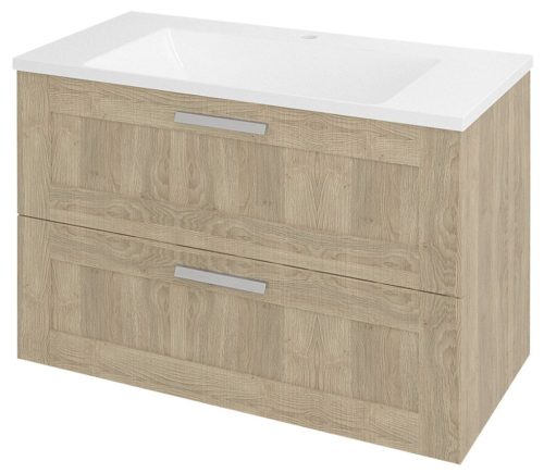 Fürdőszobabútor alsó szekrény, Sapho AMIA 89x60x45 Texas tölgy AM090