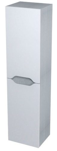 Fürdőszobabútor fali szekrény, Sapho WAVE 35x140x30 ezüst tölgy WA245LP
