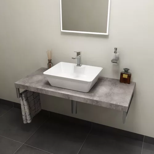 Fürdőszobabútor mosdópult, Sapho AVICE 70x50 cement szürke AV077