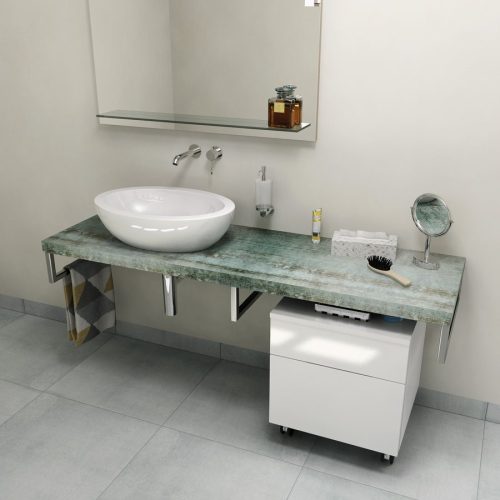 Fürdőszobabútor mosdópult, Sapho AVICE 120x50 aquamarine AV126