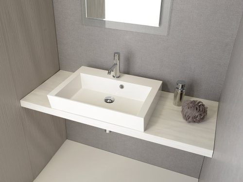 Fürdőszobabútor mosdópult, Sapho AVICE 130x50 öreg tölgy AV135