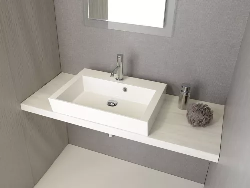 Fürdőszobabútor mosdópult, Sapho AVICE 140x50 öreg tölgy AV145