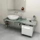 Fürdőszobabútor mosdópult, Sapho AVICE 150x50 aquamarine AV156
