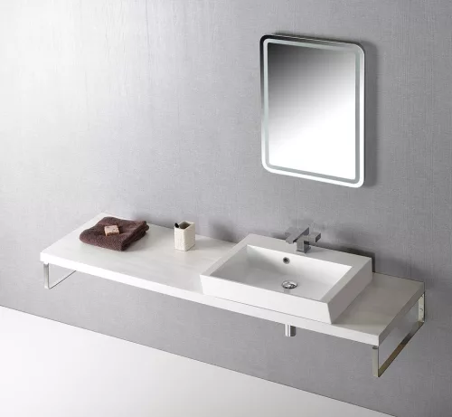 Fürdőszobabútor mosdópult, Sapho AVICE 180x50 öreg tölgy AV185