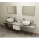 Fürdőszobabútor mosdópult, Sapho AVICE 180x50 cement szürke AV187