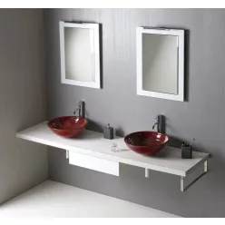   Fürdőszobabútor mosdópult, Sapho AVICE 210x50 öreg tölgy AV215