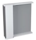 Fürdőszobabútor felső szekrény, Sapho PULSE 75x80x17 bal fehér PU077L