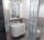 Fürdőszobabútor felső szekrény, Sapho PULSE 75x80x17 jobb fehér PU078P