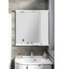 Fürdőszobabútor felső szekrény, Sapho PULSE 75x80x17 jobb fehér PU078P