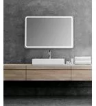 Fürdőszoba tükör, Sapho NYX 90x50 NY090