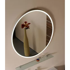 Fürdőszoba tükör, Sapho FLOAT kör 74x74 22574