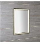 Fürdőszoba tükör, Sapho VALERIA fa platina keret 58x78 NL393
