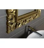 Fürdőszoba tükör, Sapho SCULE fa arany 80x120 IN316