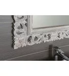 Fürdőszoba tükör, Sapho SCULE fa antikolt fehér 80x120 IN324