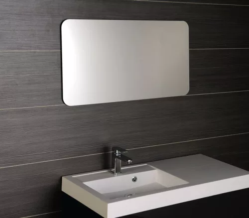 Fürdőszoba tükör, Sapho ISHAPE lekerekített 100x50 AG510