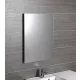 Fürdőszoba tükör, Sapho PLAIN lekerekített 60x80 1501-26