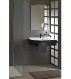 Mosdó, Sapho PULSE sarok jobbos 75x15x45 BM658