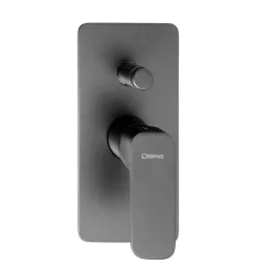   Falba süllyesztett csaptelep, Sapho SPY zuhany 2 irányú matt fekete PY42/15