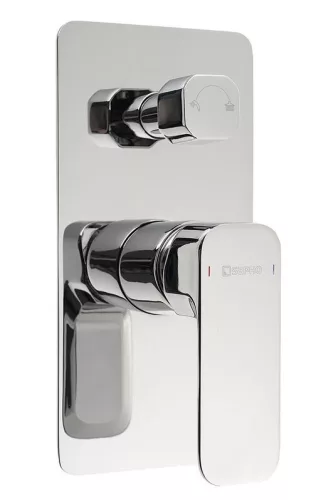 Falba süllyesztett csaptelep, Sapho SPY zuhany 2 irányú króm PY43