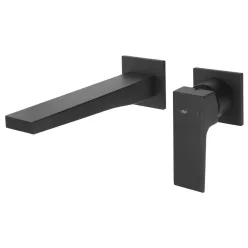   Falba süllyesztett csaptelep, Sapho DIMY mosdó fekete DM018BL