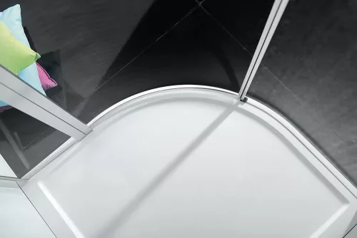 Zuhanykabin, Sapho Polysan ZOOM LINE íves nyíló 90x90 balos ZL2615L