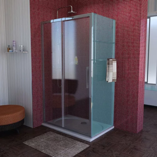Zuhanyajtó, Sapho Polysan LUCIS LINE 110x200 toló fix DL1115