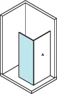 Zuhanyfal, Sapho Polysan MODULAR fix zuhanyfal 100 cm MS3A-100