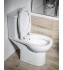WC, Sapho KAIRO hátsó kifolyás 36x67 kombi bidézuhannyal PC106