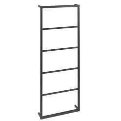 Törölközőtartó, Sapho 450x1154x100 matt fekete SKA501