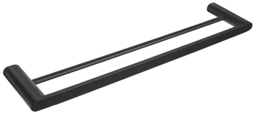 Törölközőtartó, Sapho FLORI 600mm dupla fekete RF011/15