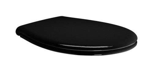 WC tető, Sapho GSI CLASSIC Soft Close fekete MSC87CN20